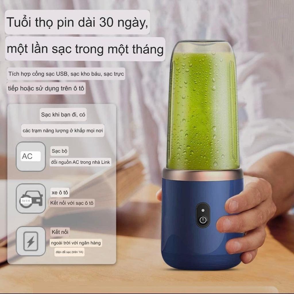 Máy Xay Sinh Tố Mini Cầm Tay Chigo - Máy Xay Sinh Tố Đa Năng Tiện Lợi