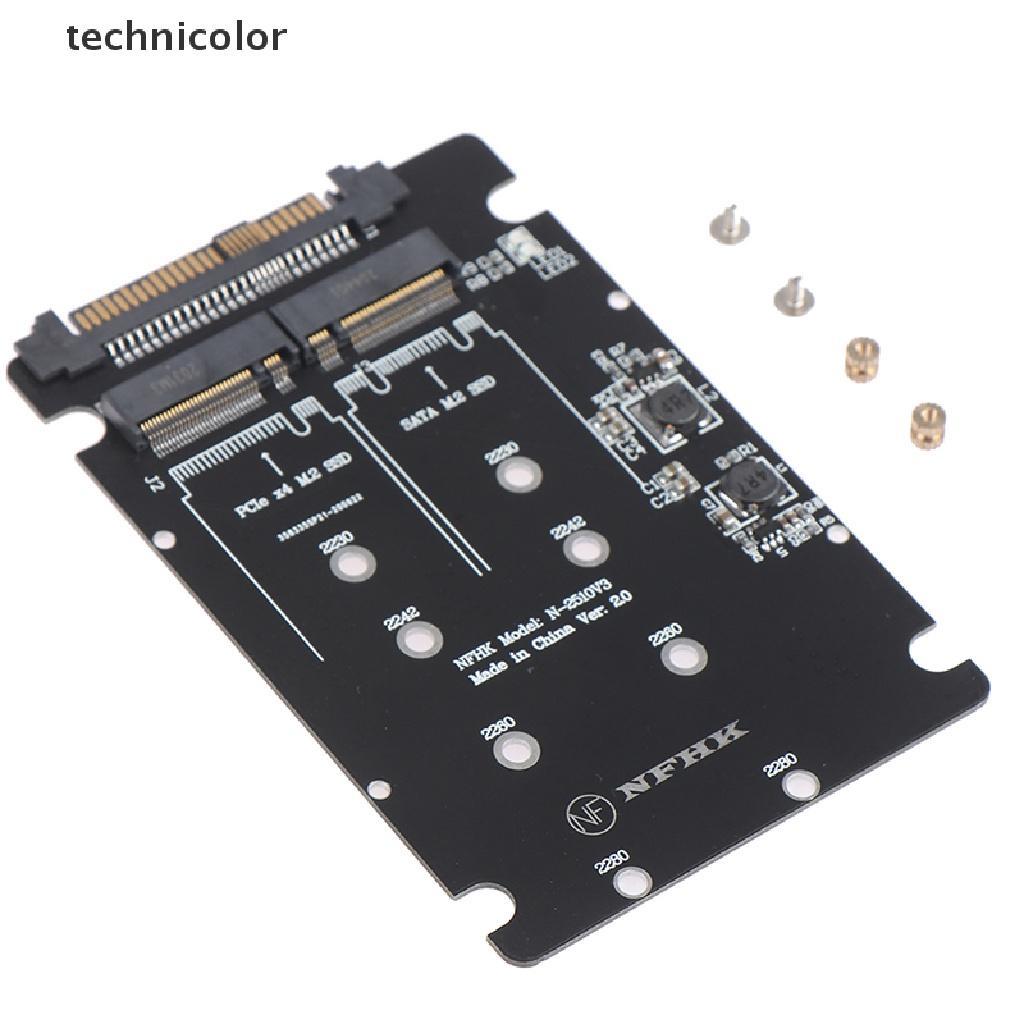 Technicolor SATA M.2 SSD to 2.5“ SATA NVMe M.2 NGFF SSD to SFF-8639 Adapter Converter TYG