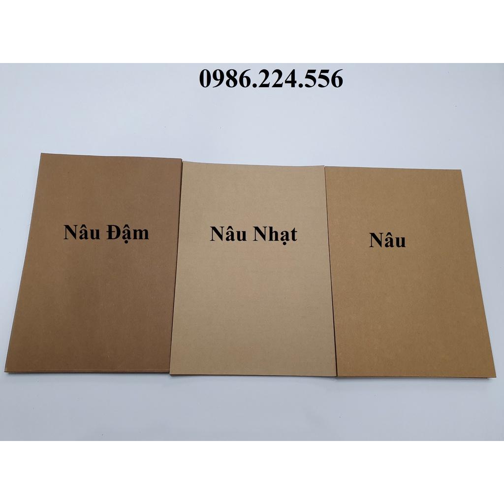 10 tờ Giấy nâu A4 (giấy xi măng