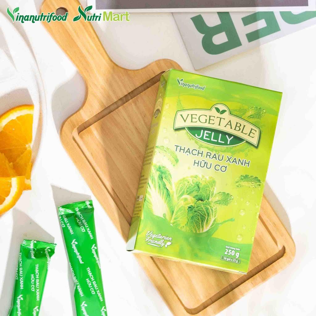 Thạch Rau Xanh Hữu Cơ Vinanutrifood, Bổ sung chất xơ từ rau xanh dưới dạng thạch, ngon dễ sử dụng
