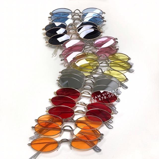 Kính mắt oval nhỏ tí hin hottrend Sơn Tùng