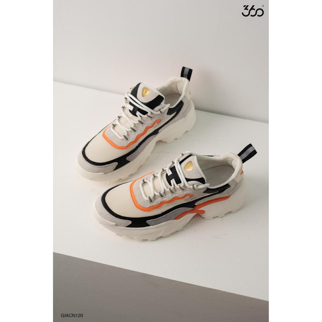 Sale Giày sneaker nam 360 BOUTIQUE màu be - GIACN120