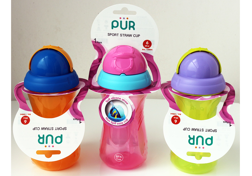 Bình nước ống hút thể thao Pur 250ml