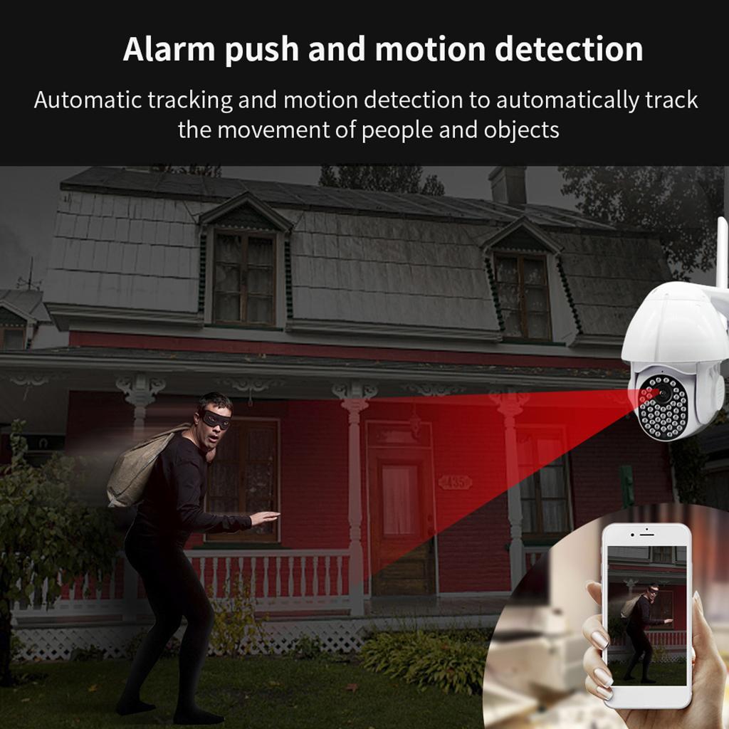 Waterproof Outdoor PTZ Wifi Security Camera Wireless IR Surveillance Cam