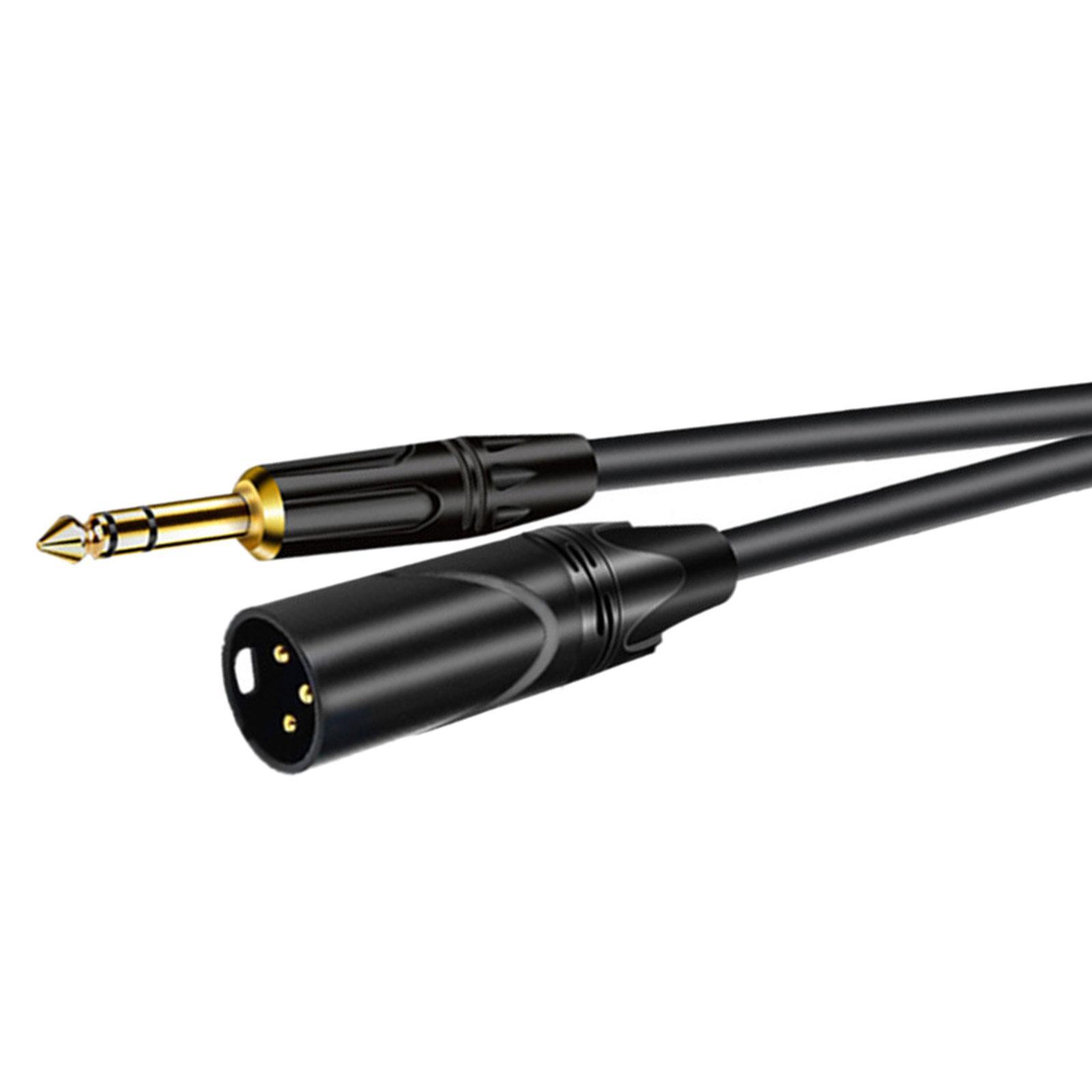 6.5mm Male to XLR Male Stereo Audio Cable for Audio Stereo System Multimedia