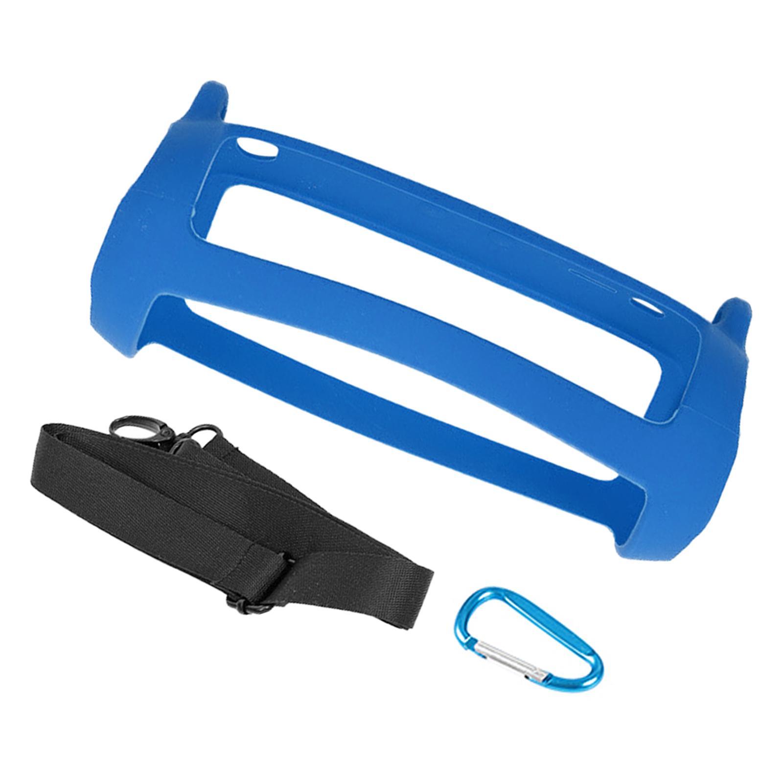 Case Silicone Portable with Carabiner &amp; Strap for JBL Flip 5