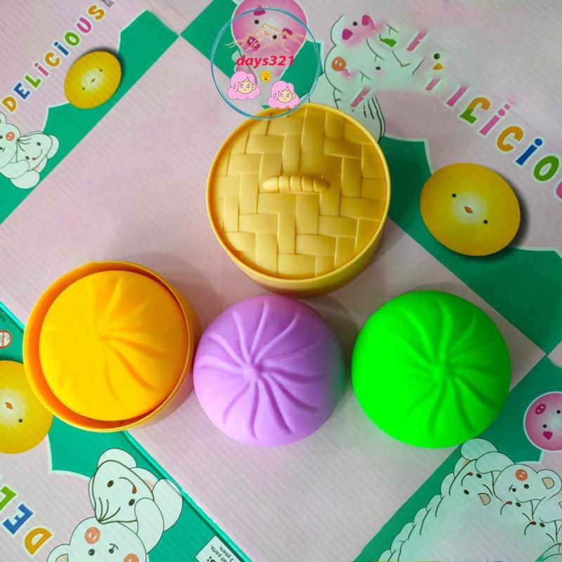 Đồ chơi giảm stress squishy bánh bao mochi squishi giá rẻ silicon bóp đã