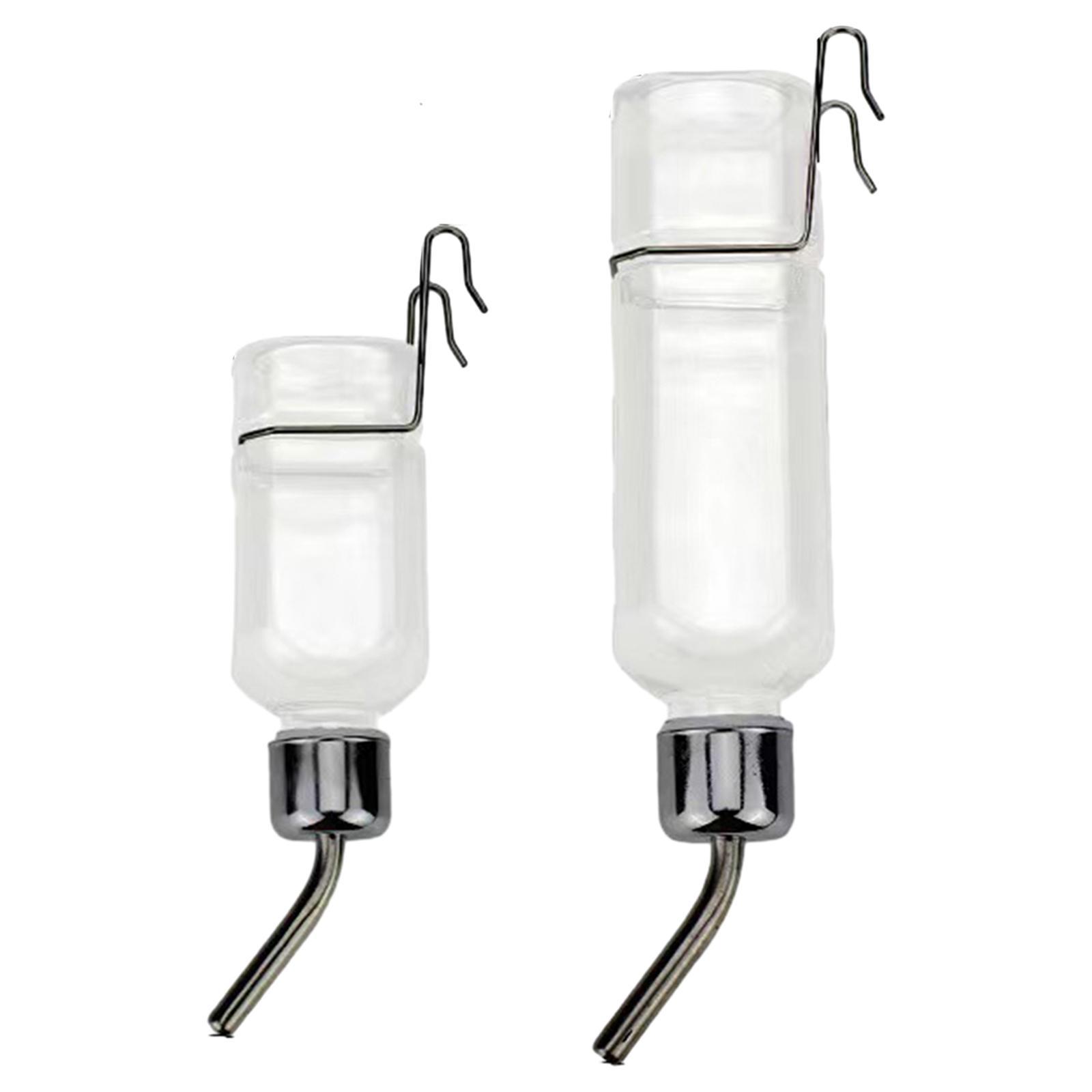 Pet Water Bottle Drinking Water Bottle for Hamster Cage Critter Crates Mount