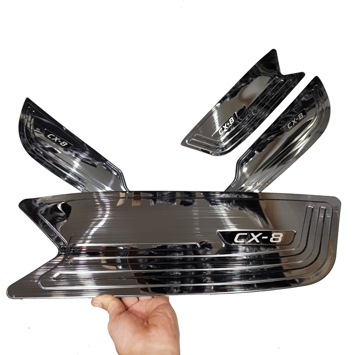Bộ ốp Titan chống trầy xước Tapli, Táp li dành cho xe Mazda CX8, CX-8