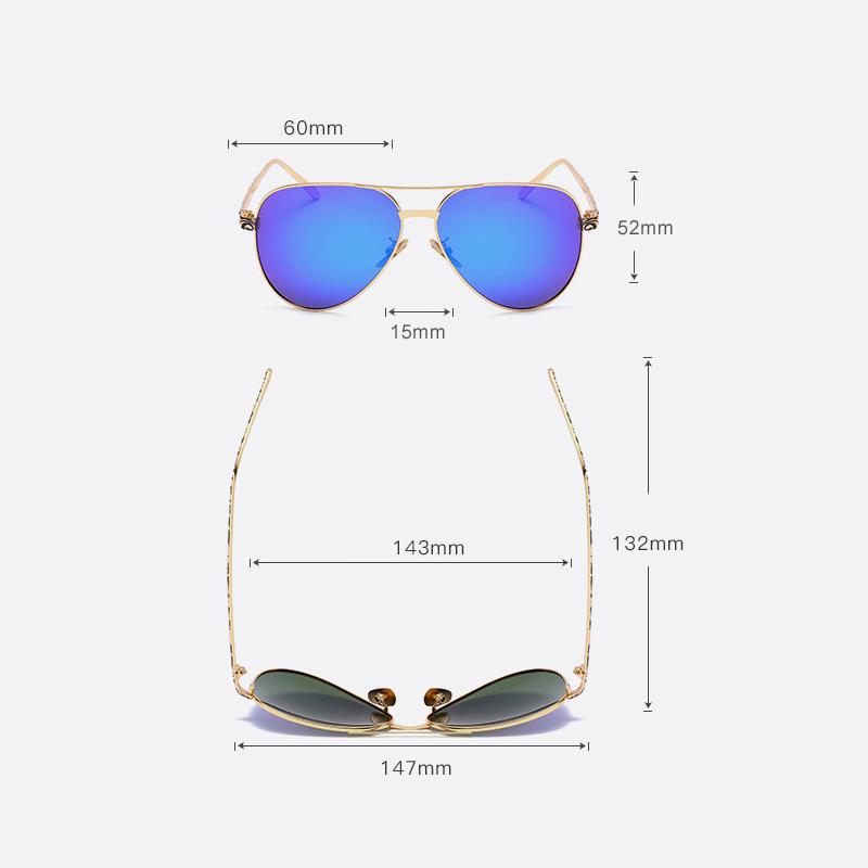 Chất Lượng Cao Phi Công Phụ Nữ Phân Cực UV400 Kính Mát Tráng Gương Vintage Kính Chống Nắng 2020 Người Phụ Nữ Okulary Có Hộp sunglasses women sun glasses woman sunglass