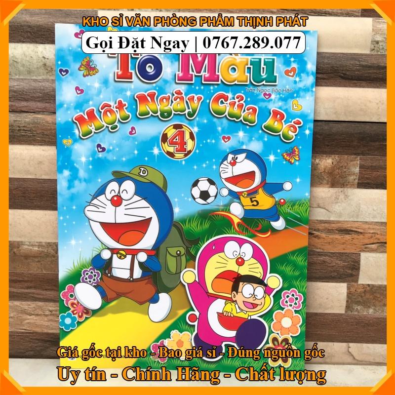 TẬP TÔ MÀU DORAEMON:Một ngày của bé