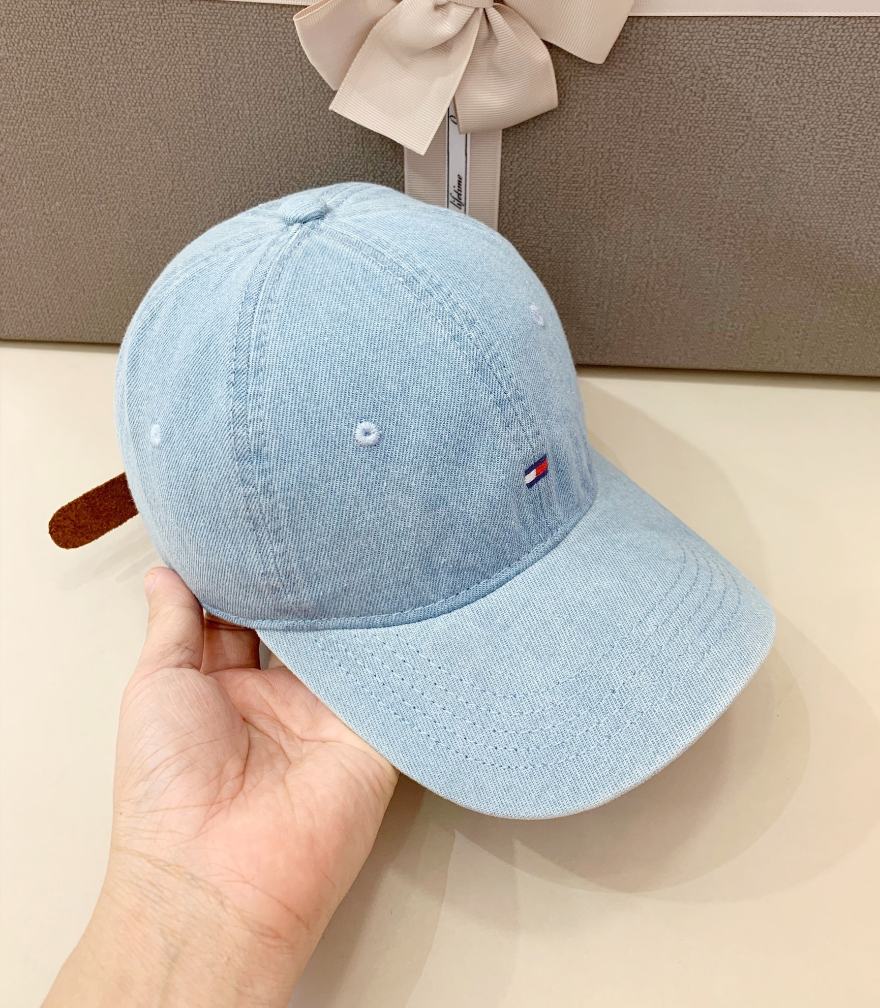 Nón kết, mũ lưỡi trai Tom phối vải jeans form chuẩn thời trang cao cấp