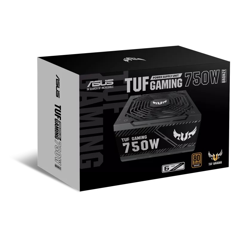 Nguồn Máy Tính Asus Tuf Gaming 750B - 750W 80 Plus Bronze Non Modular - Hàng Chính Hãng