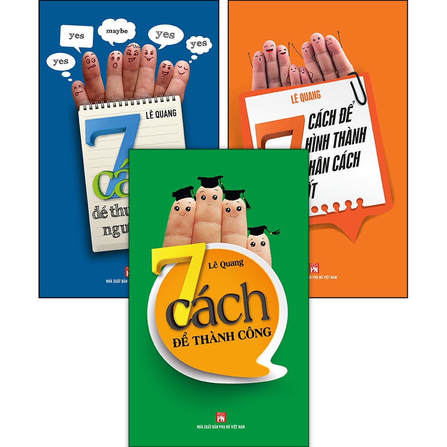 Combo 3 Cuốn: 7 Cách Thành Công + 7 Cách Thuyết Phục + 7 Cách Hình Thành Nhân Cách Tốt