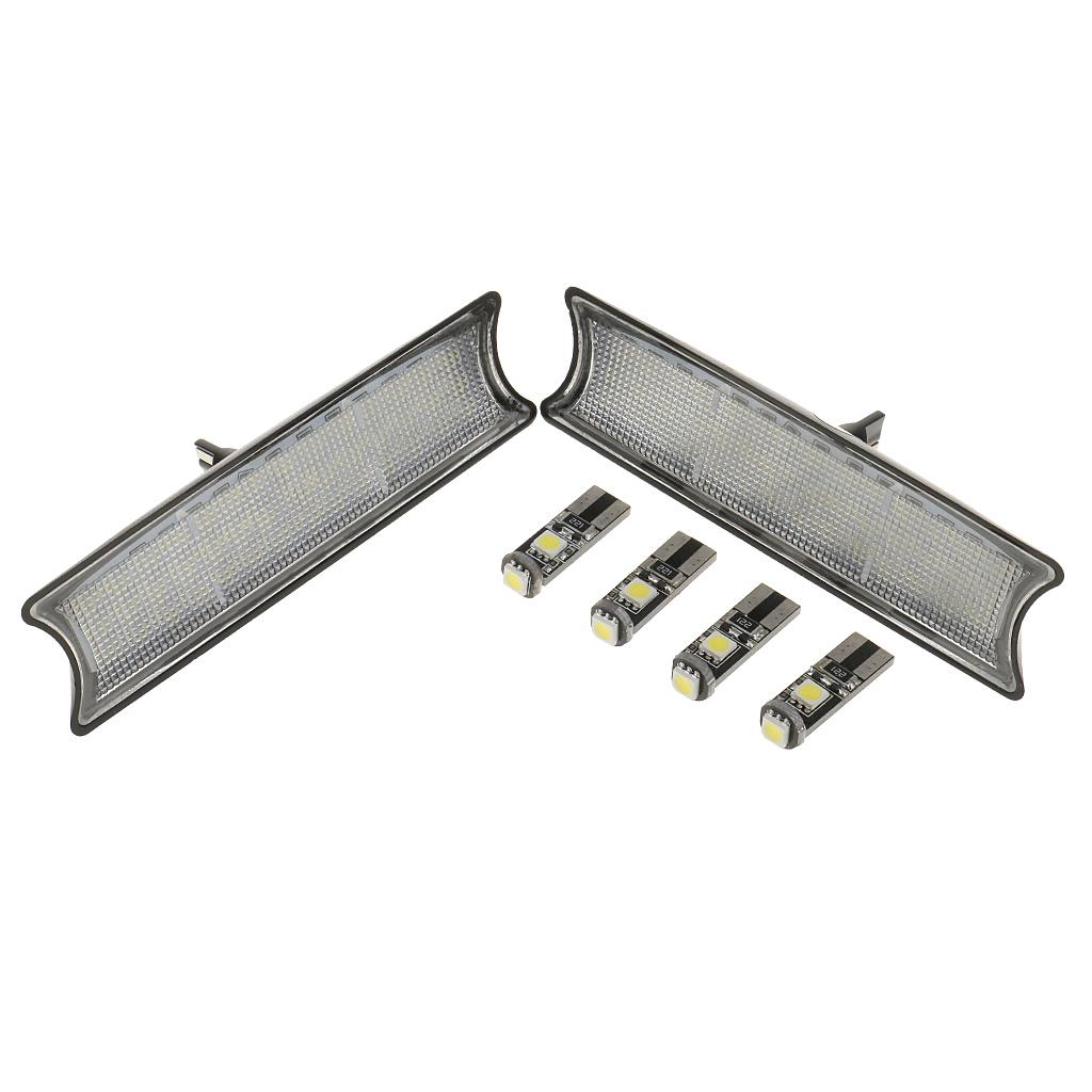 LED 2 Front /Rear Dome Interior Reading Map Light and 4 Bulbs for BMW X5 E53