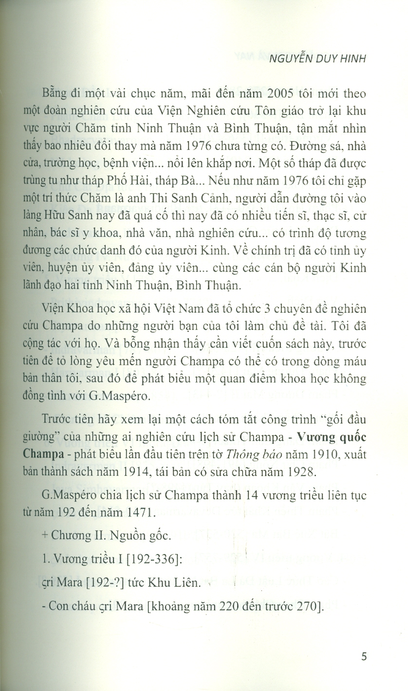 Người Chăm Xưa Và Nay
