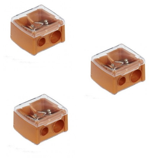 Bộ 3 Gọt chì DUAL PENCIL SHARPENER