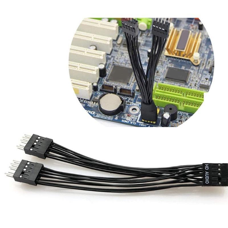 Dây cáp mở rộng cổng USB cho bo mạch chủ 9 Pin dài 10cm