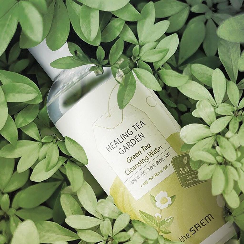Nước tẩy trang làm sạch da THE SAEM Healing Tea Garden Cleansing Water 300ml