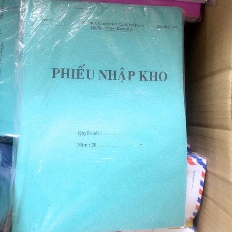 Phiếu xuất - nhập kho đủ size