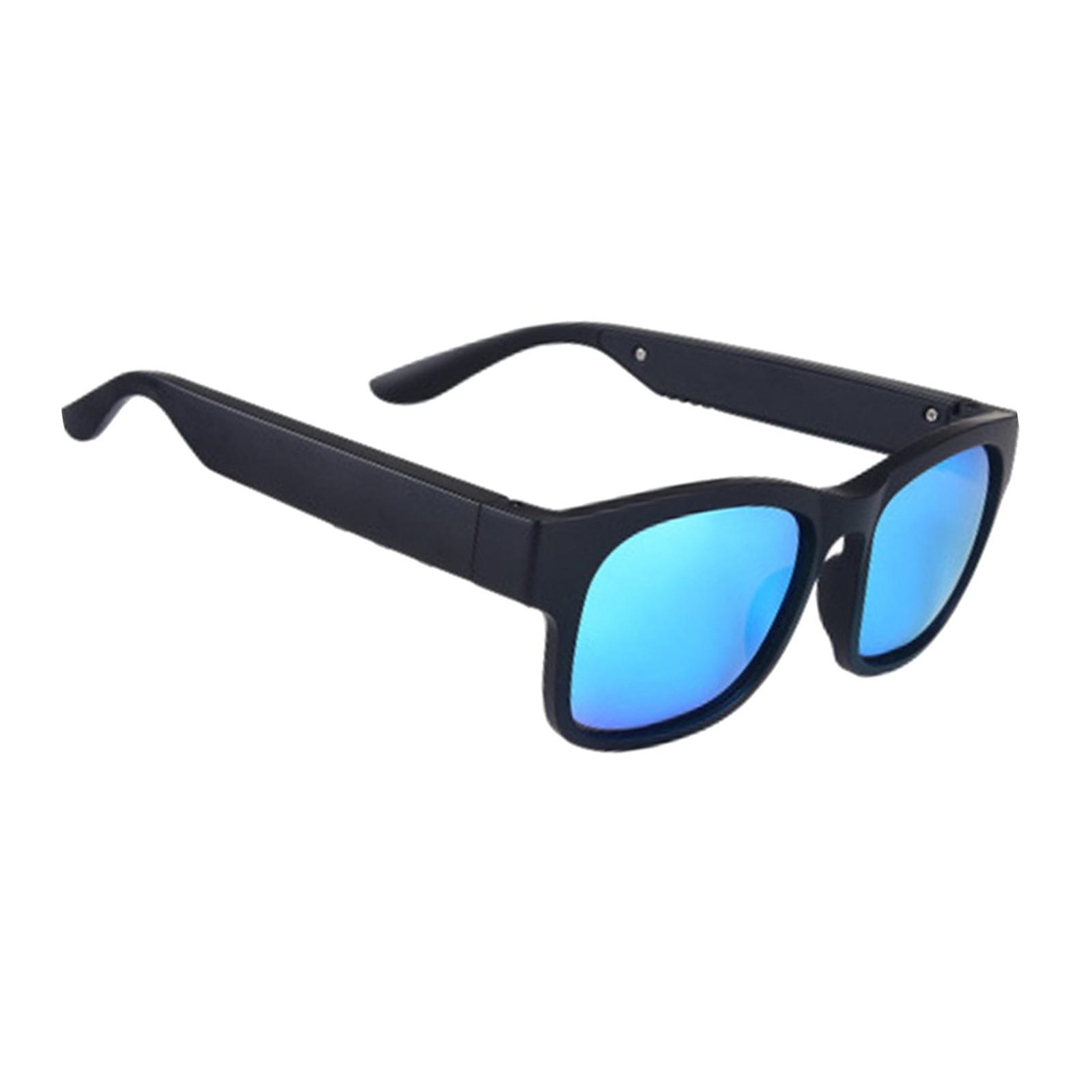 Traveling Smart Glasses Sunglasses Bluetooth Wireless Headset Blue