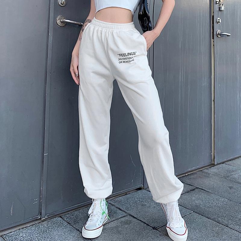 - ̉ ̣̂ Quần Jogger Nữ Ulzzang Hot - Chất Umi Đanh Mịn Mát - Quần Thun Thể Thao Lưng Cao- Cạp Chun Bo Gấu