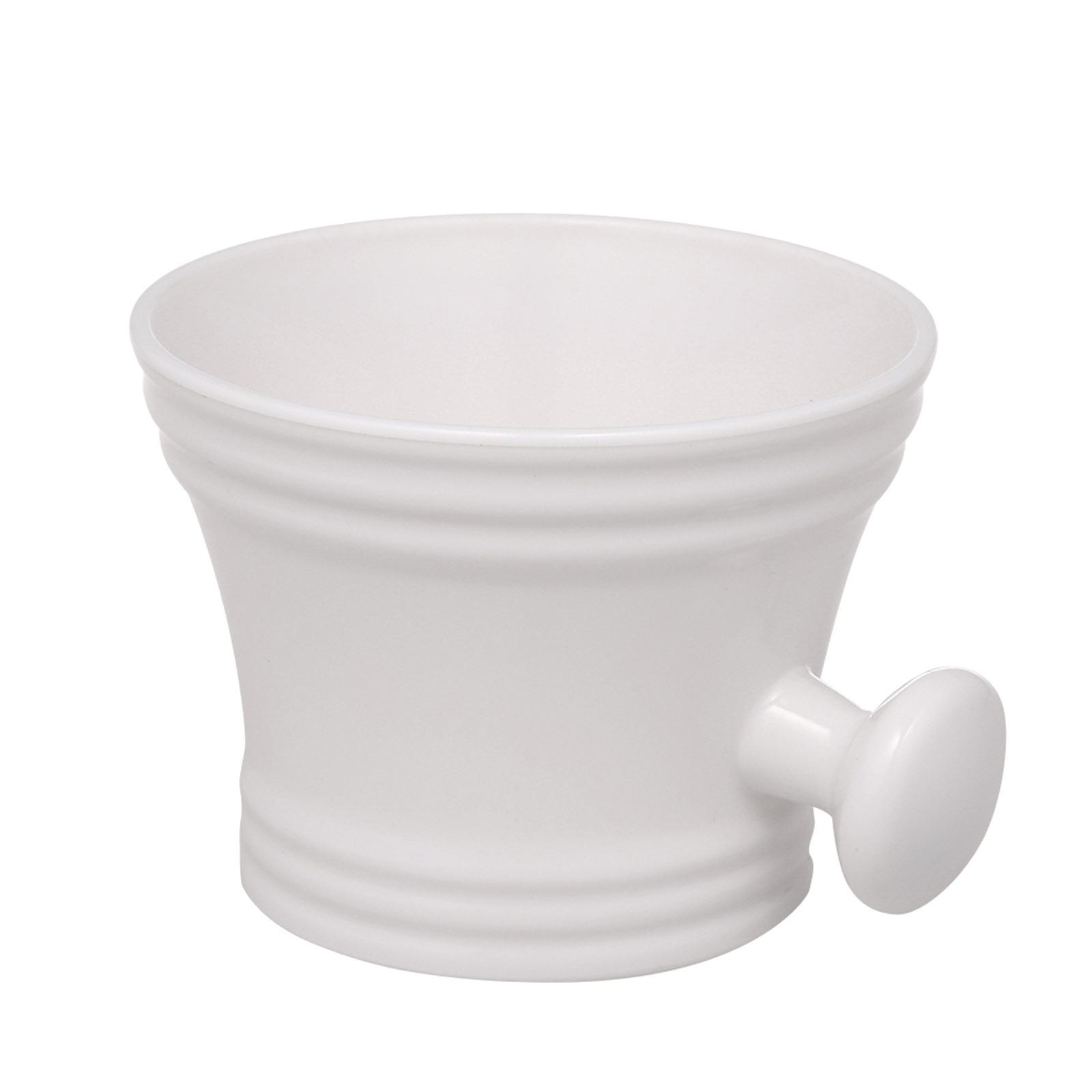 Modern Shaving Soap Bowl with Handle Gifts Wide Mouth Shave Soap and Cream Bowl, Beard Shaving Tools, Barber Cleaning Soap Cup