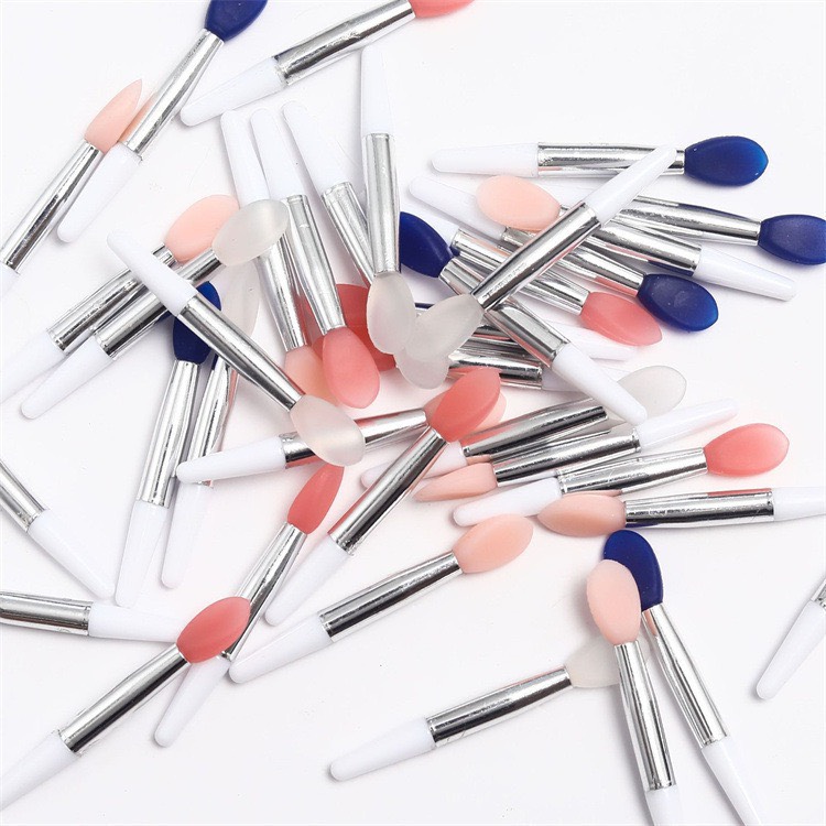 Set 5 Cọ Môi Silicon Thoa Son Kèm Túi Đựng- DRU - Hàng Chính Hãng