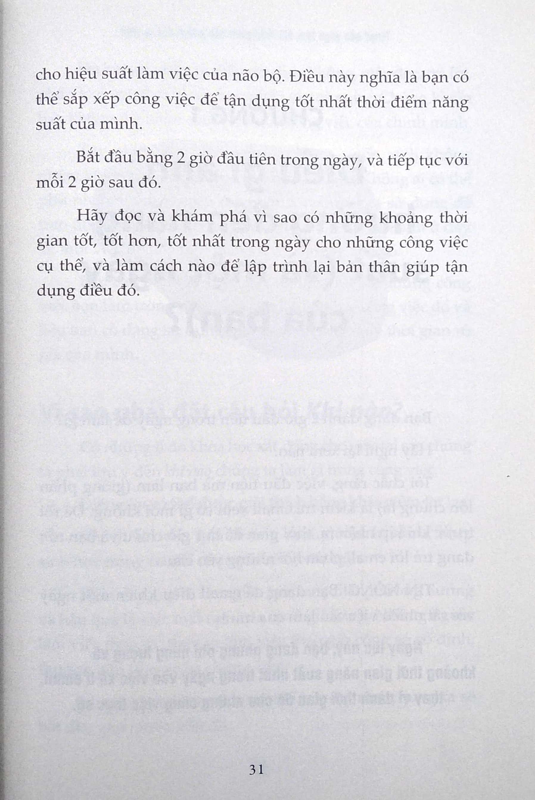 2 Giờ Đầu Tiên - Tối Đa Hóa Quỹ Thời Gian Vô Giá Của Bạn - The First 2 Hours