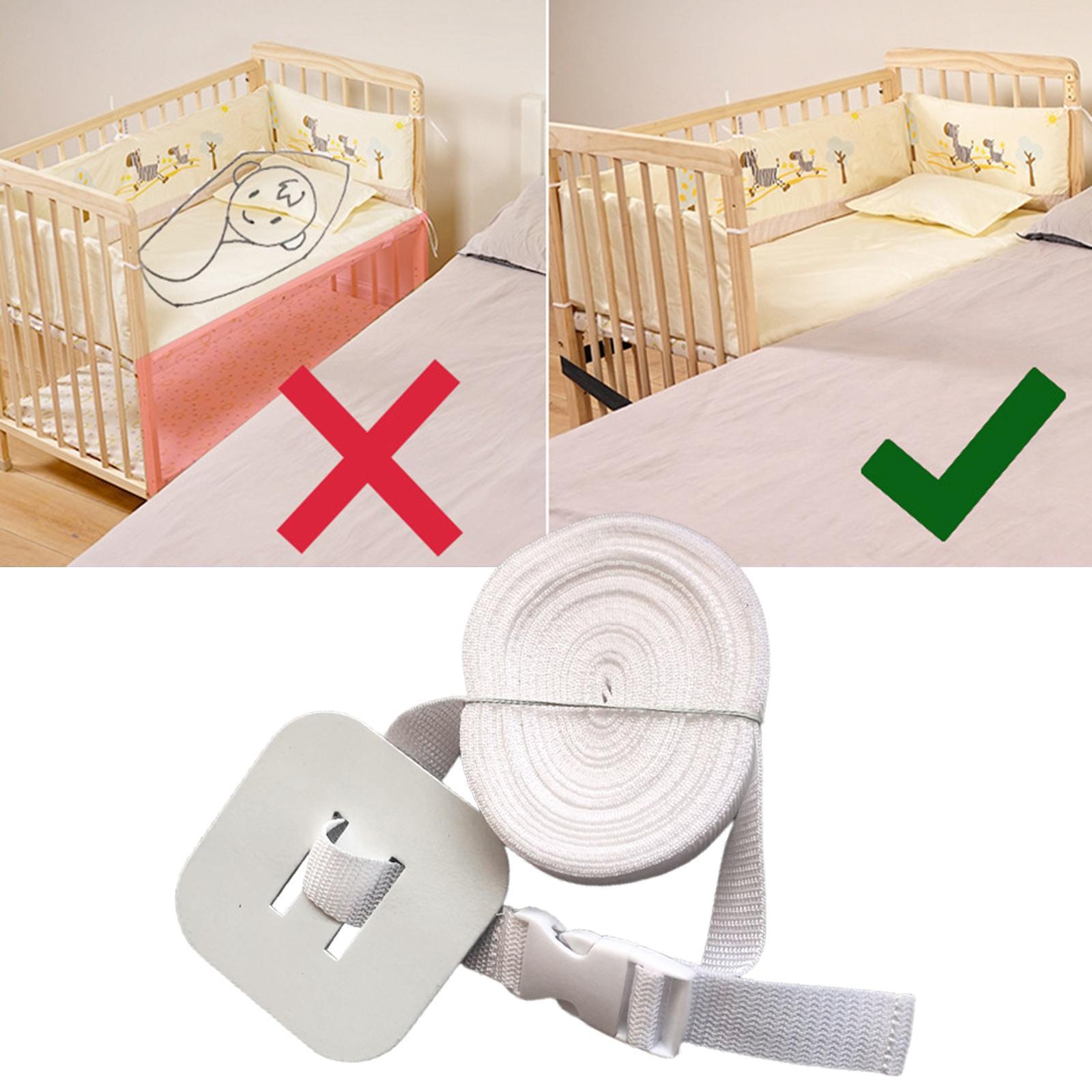 Elastic Attachment Bed Strap with Adjustable Buckle for Sheet Bed Mattress