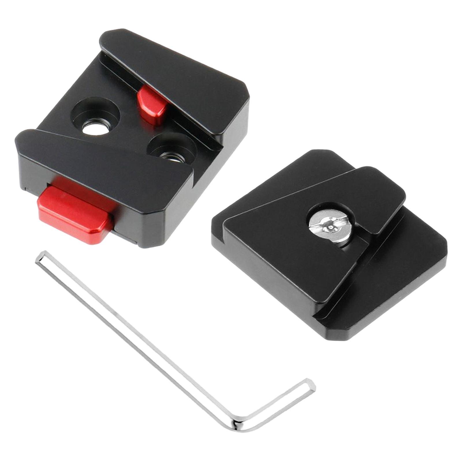 Mini V Mount Quick Release Plate Portable Anti Slip Lightweight V Lock Plate for Slr Camera