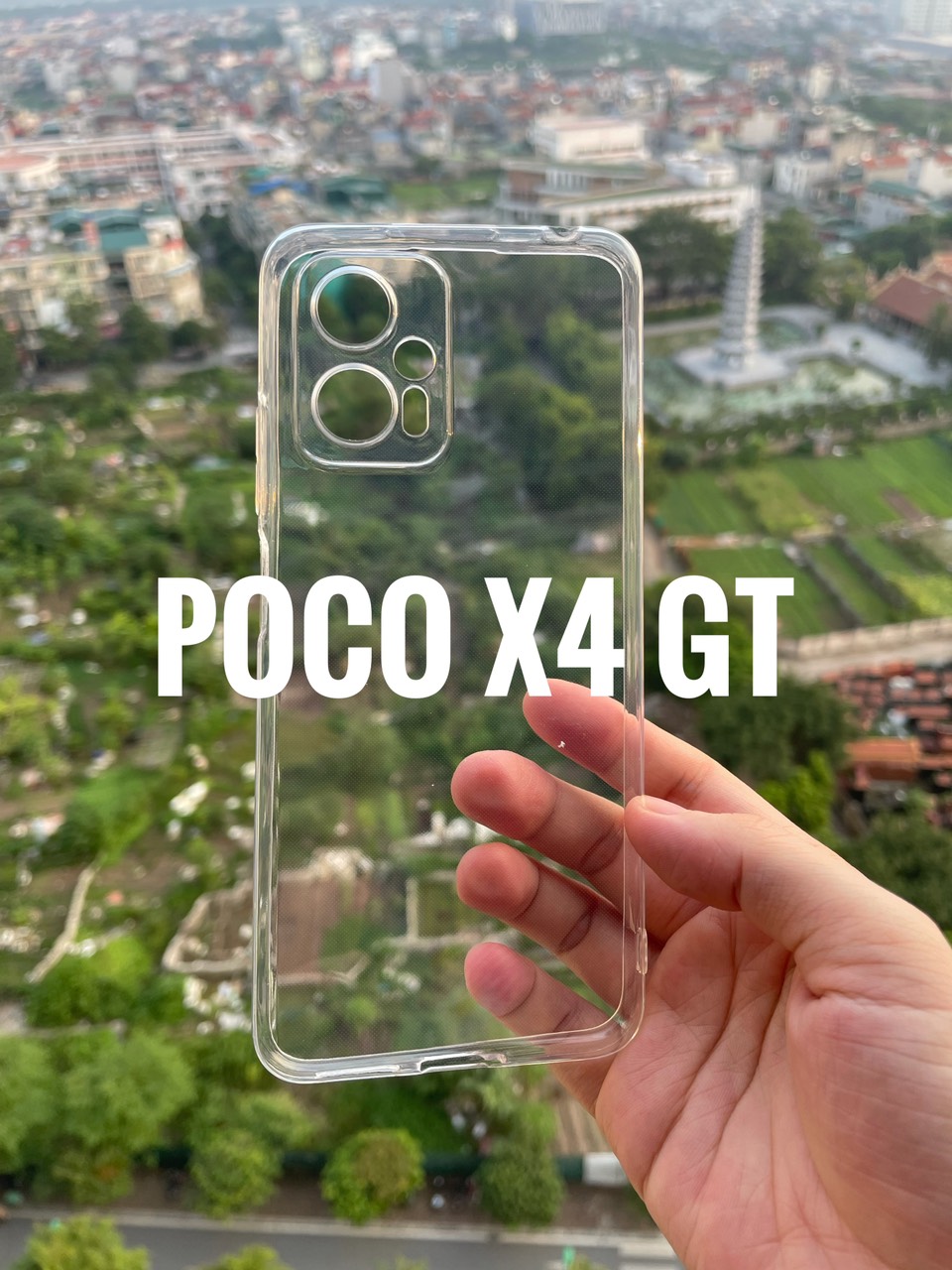 Ốp lưng silicon cho Xiaomi Poco X4 GT dẻo Gor Bảo vệ camera trong suốt Hàng nhập khẩu