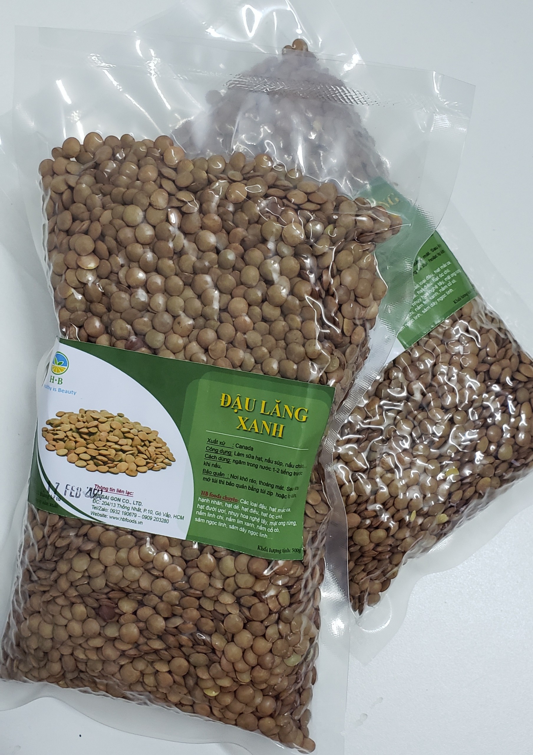 Đậu Lăng Xanh - Canada. 500g