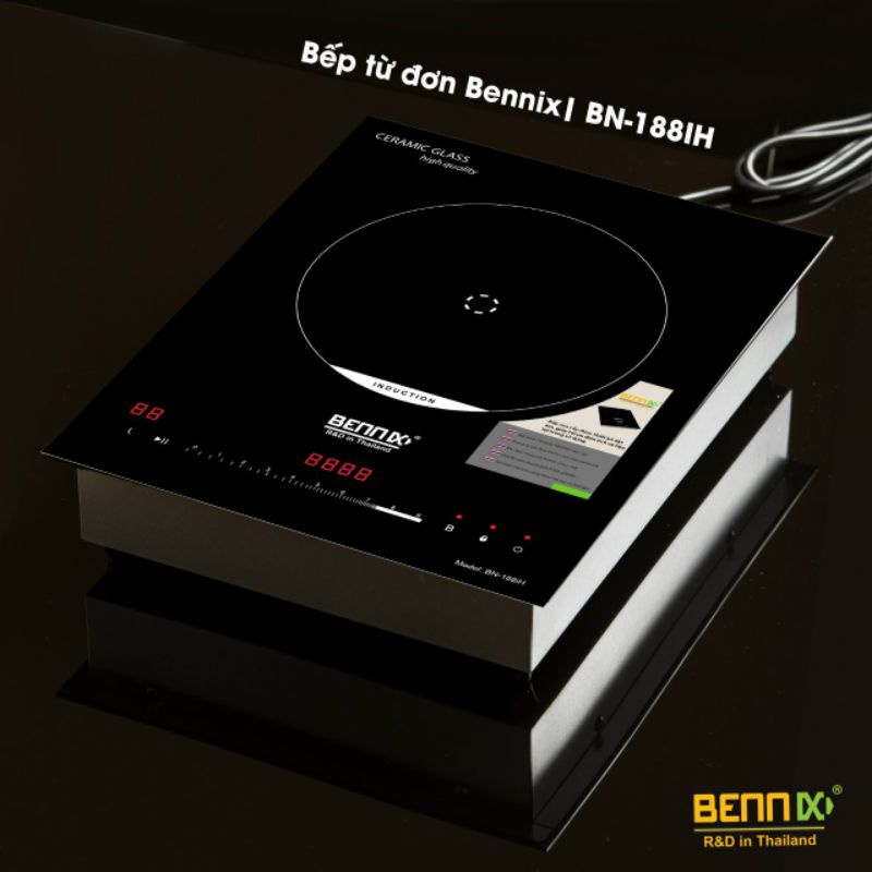 Bếp điện từ đơn lắp âm Bennix BH-188iH công suất lớn 2200W