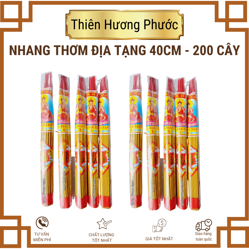 Nhang thơm Địa tạng 40cm 200gr