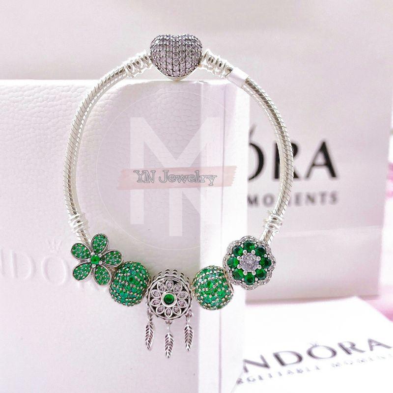 Vòng Tay Pandora Cao Cấp Phối Charm theo yêu cầu (Ảnh thật