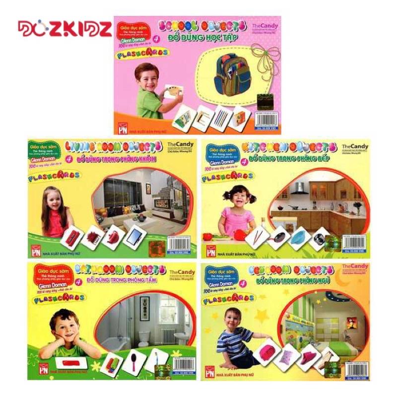 Đồ chơi thông minh - Bộ thẻ học Flashcard học tiếng Anh 26 chủ đề cho bé từ 2 tuổi - DOZKIDZ