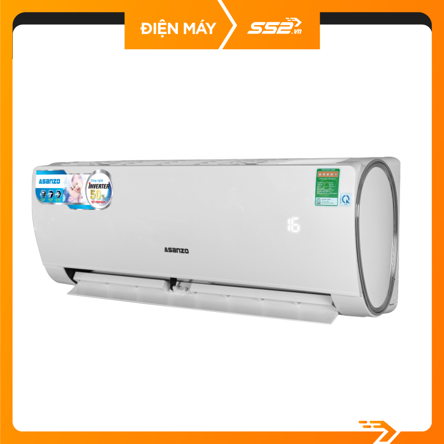 Máy lạnh Asanzo Inverter 1.5 HP K12N66 - Hàng Chính Hãng - Giao toàn quốc