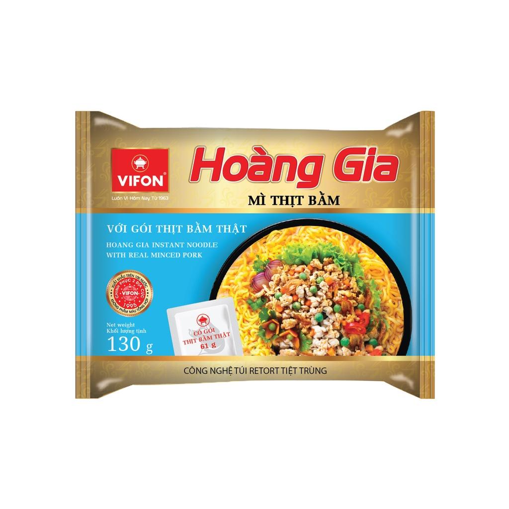 Thùng 18 Mì Thịt Bằm HOÀNG GIA VIFON (130gr / Gói)