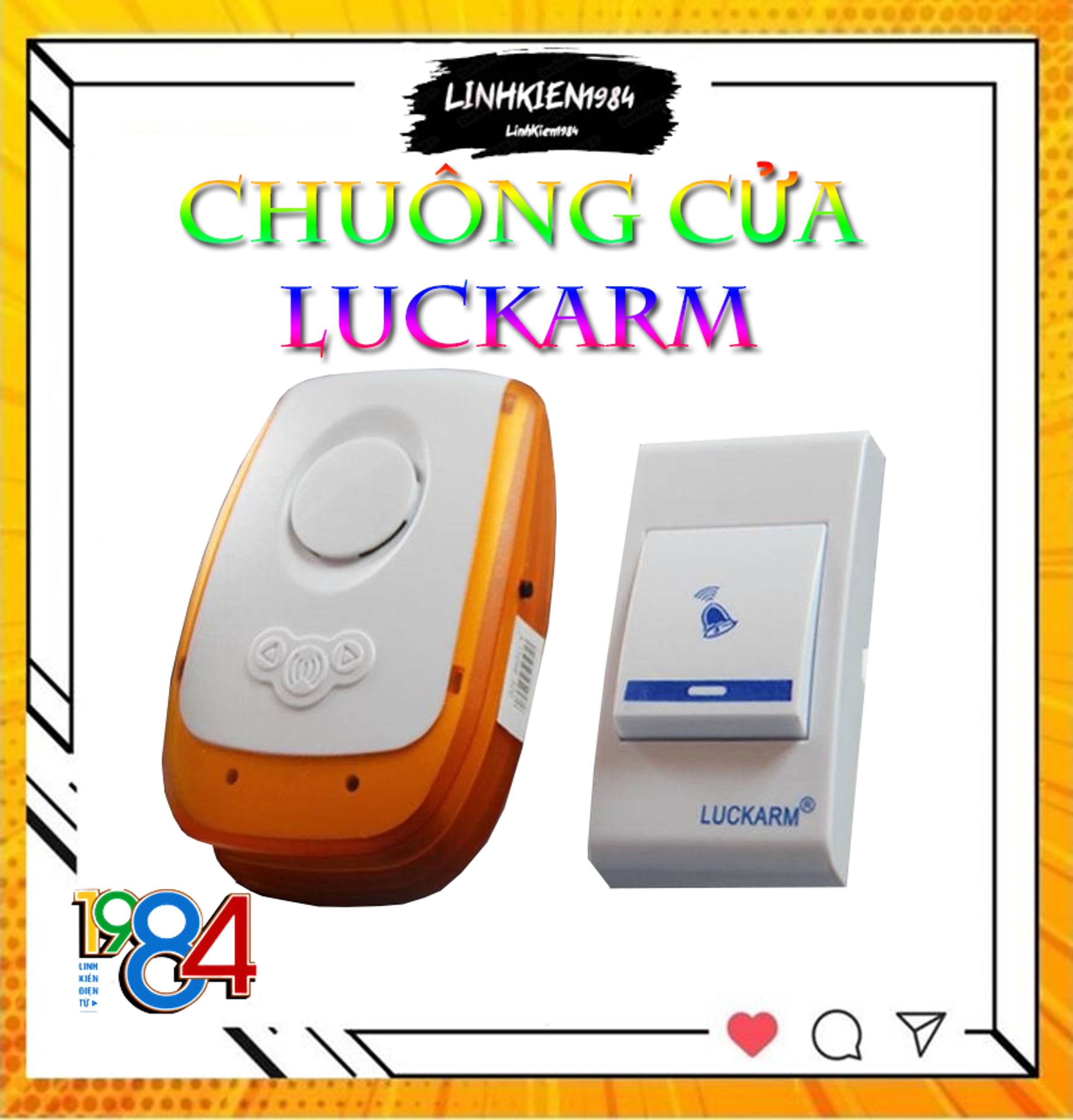 Chuông Cửa Lockarm 007 Full Box Luckarm