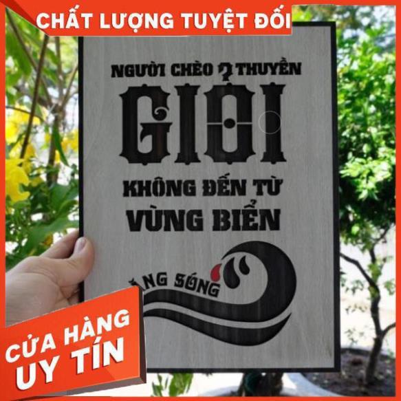 Tranh Slogan treo tường bằng Gỗ nội dung truyền cảm hứng