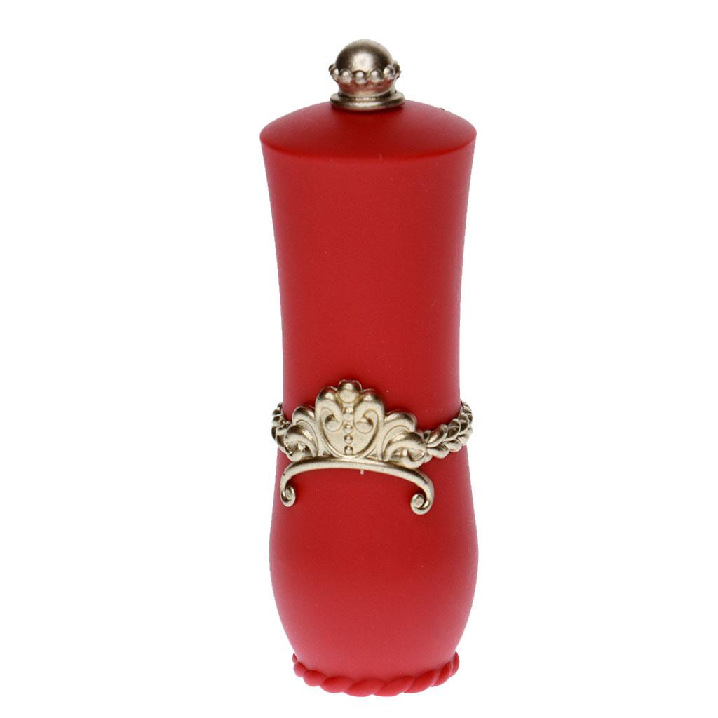 Lipstick Shaped Needles Pin Cushion Holder with 5pcs Sewing Needles