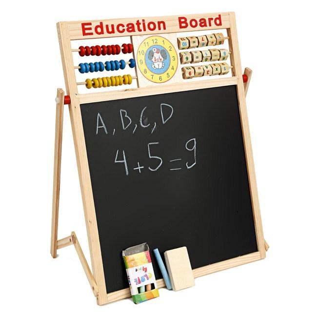 Bảng Từ 2 Mặt Education Board Và Bộ Chữ Số Cho Bé - Free Ship Toàn Quốc