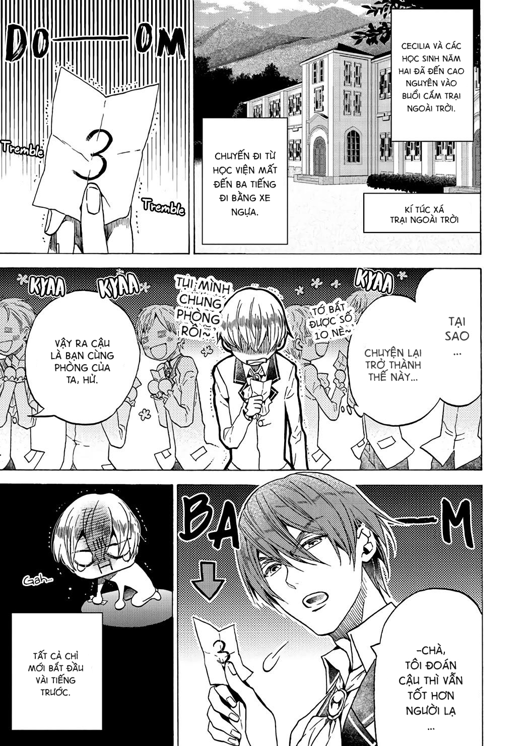 kẻ phản diện, cecilia silvie, không muốn chết, thế nên cô đã cải nam trang chapter 3.3 3