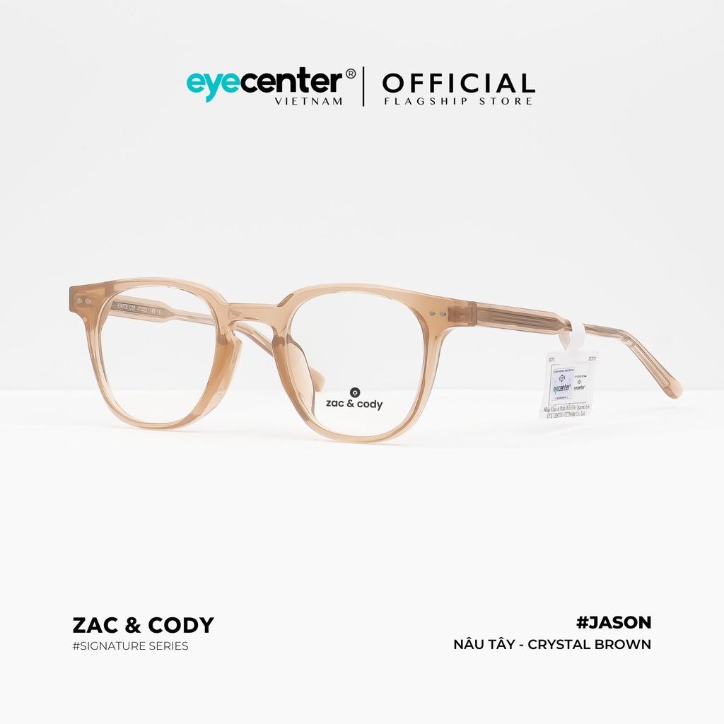 Gọng kính cận nam nữ JASON chính hãng ZAC CODY A3-S lõi thép chống gãy nhập khẩu by Eye Center Vietnam