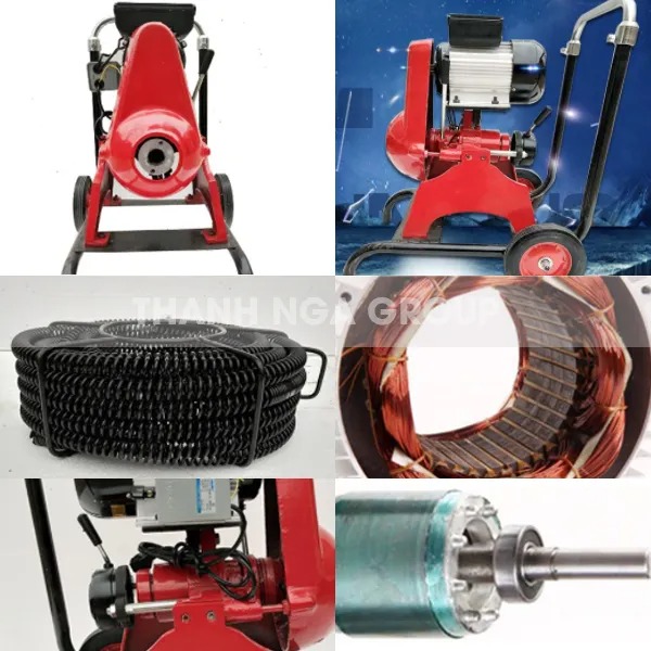 Máy Thông Tắc Cống Lò Xo GQ- 1200 2200W