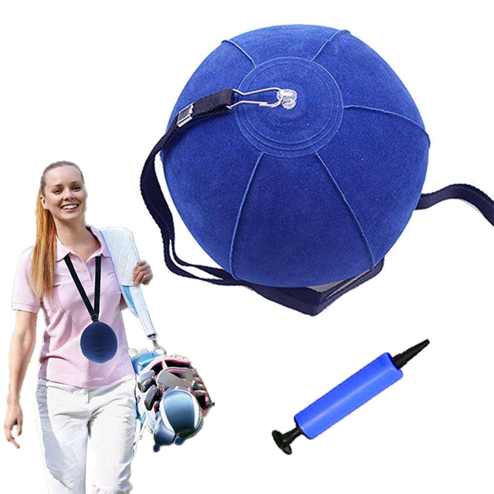 Golf Swing Aid Inflatable Assist W/Lanyard Motion Correction for Posture Correction