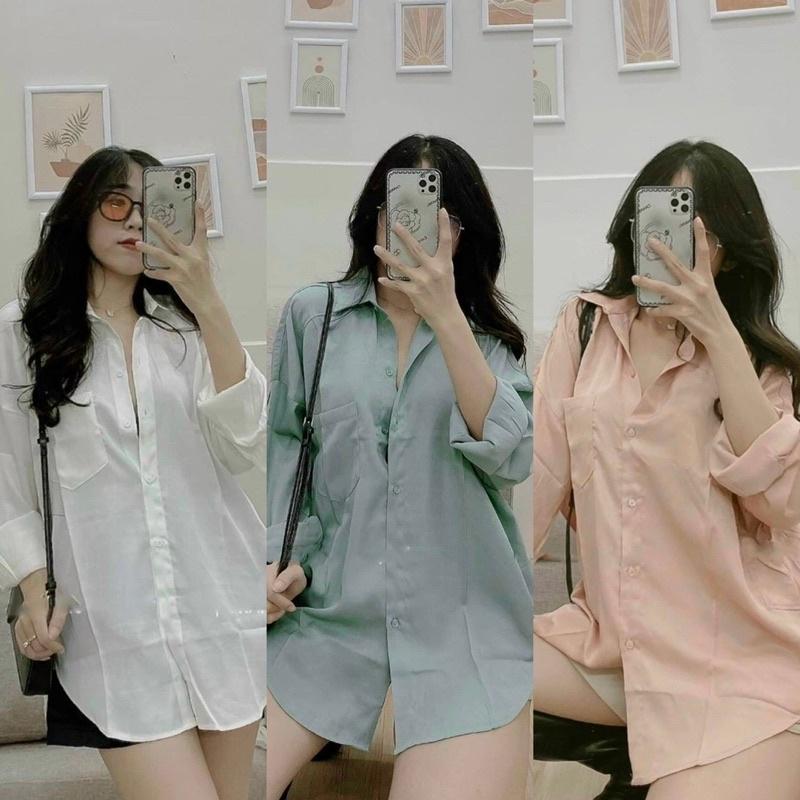 ÁO SƠ MI FORM RỘNG