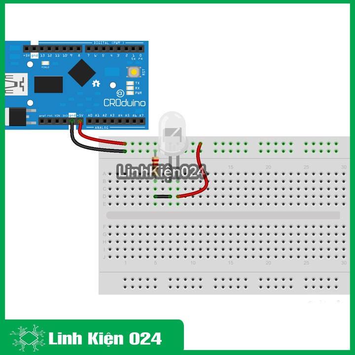 Board test mạch MB-102 kích thước 8.5x5.5cm