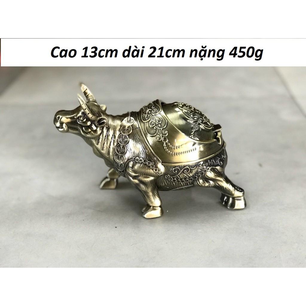 Gạt tàn cóc, thiềm thừ cao cấp bằng đồng MS13c